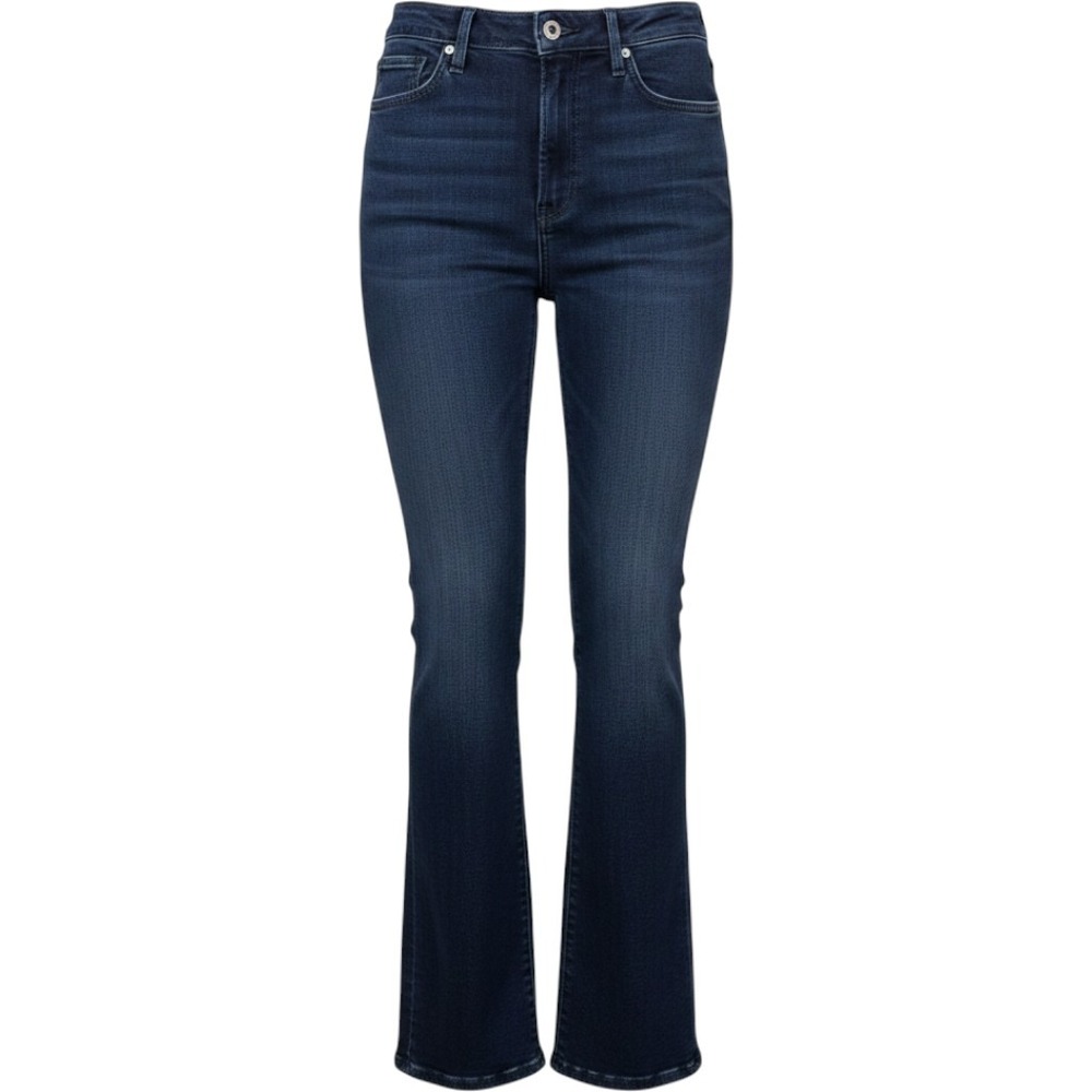 Mother The Hustler Ankle Jeans Chip On My Shoulder Dark Wash Flare Womens 29